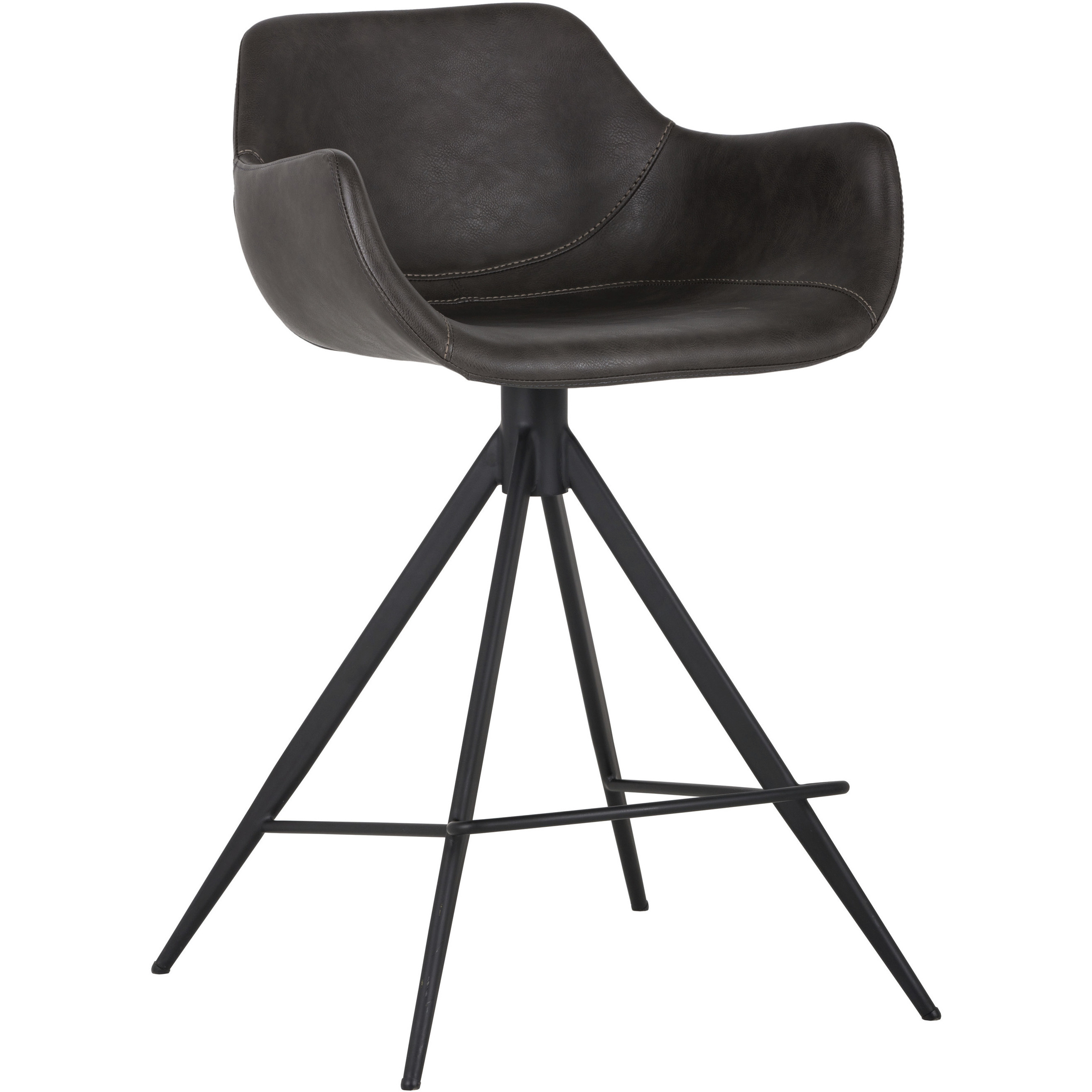 Owen 35 inch Town Grey Swivel Counter Stool, Swivel